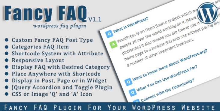 WordPress FAQ Plugin - Fancy FAQ