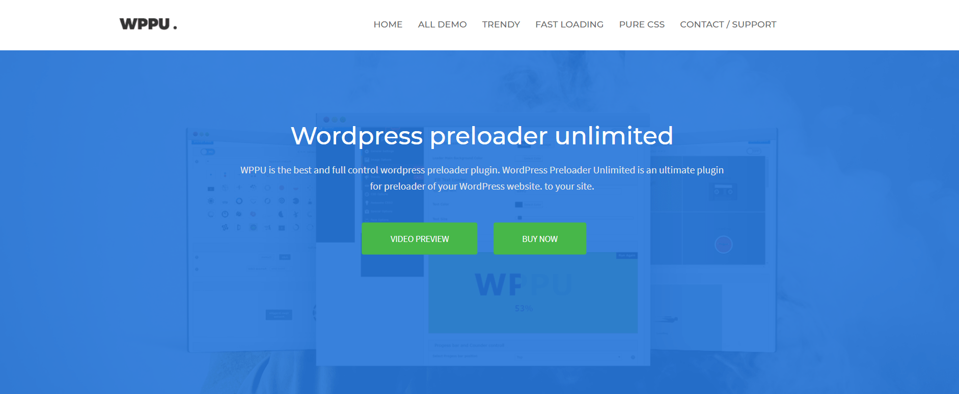 WordPress Preloader plugins - WordPress Preloader Unlimited