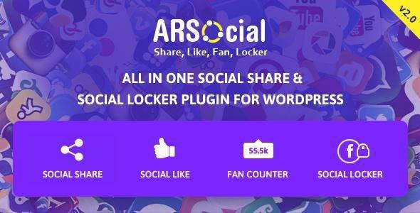 ARSocial - WordPress Social Media Sharing Plugins