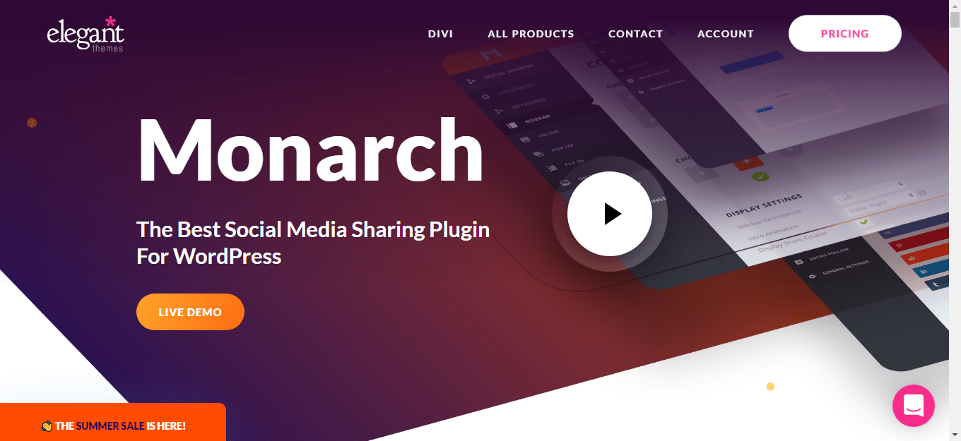 Monarch - WordPress Social Media Sharing Plugins