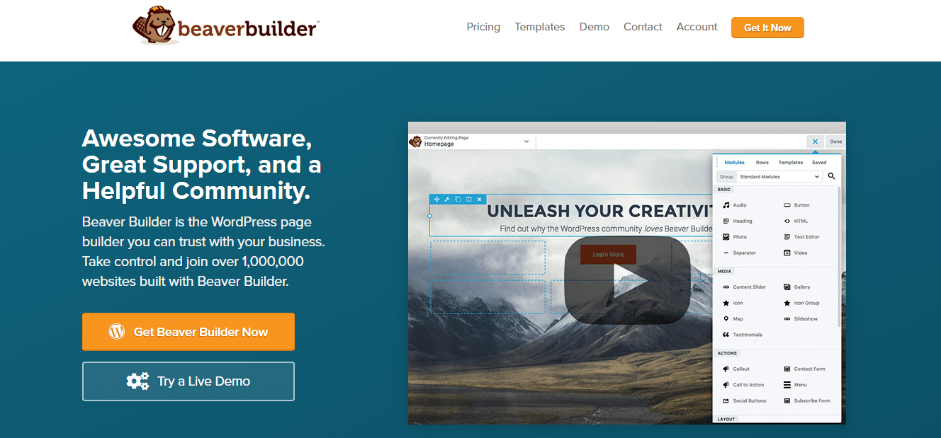 Drag and Drop WordPress Page Builder - Beaver Builder