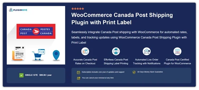WooCommerce Canada Post Shipping Plugin