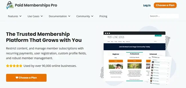 Paid Membership pro
