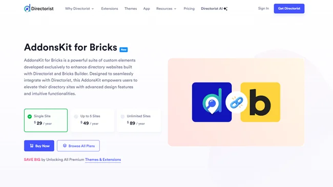 directorist addonskit for bricks