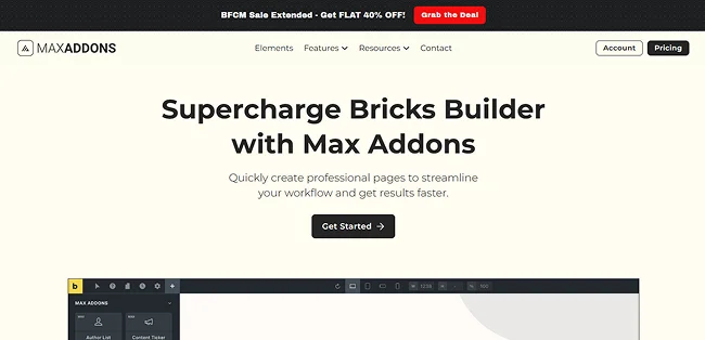 max addons for bricks