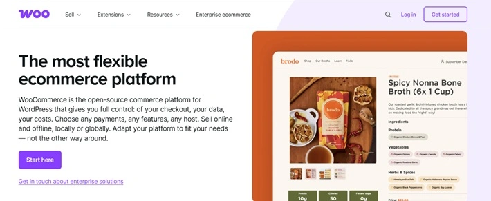 woocommerce homescreen