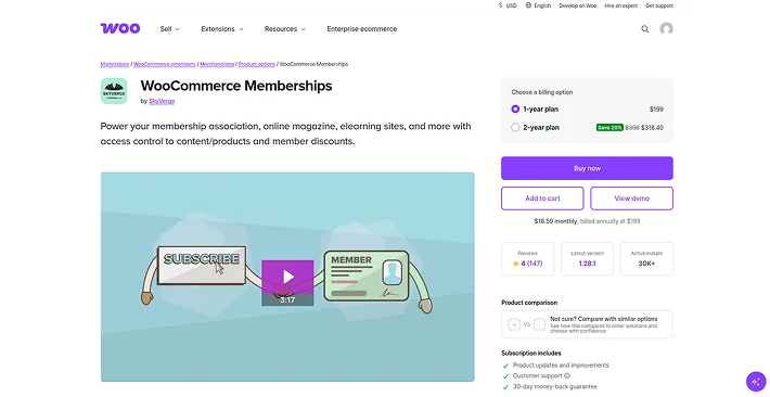 WooCommerce Memberships