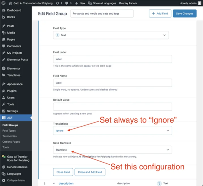 advanced custom fields