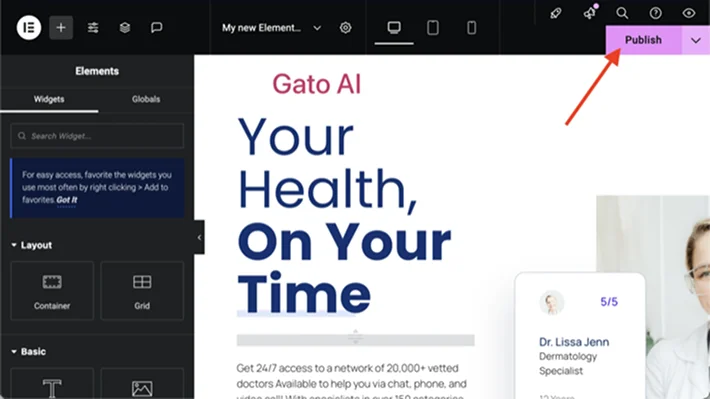 elementor widgets